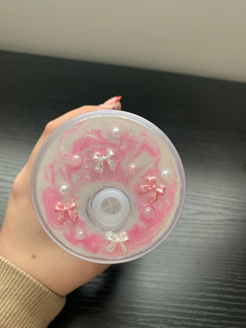 16 oz floral acrylic tumbler